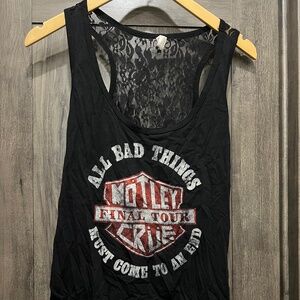 Motley Crue Final Tour Black Tank Top